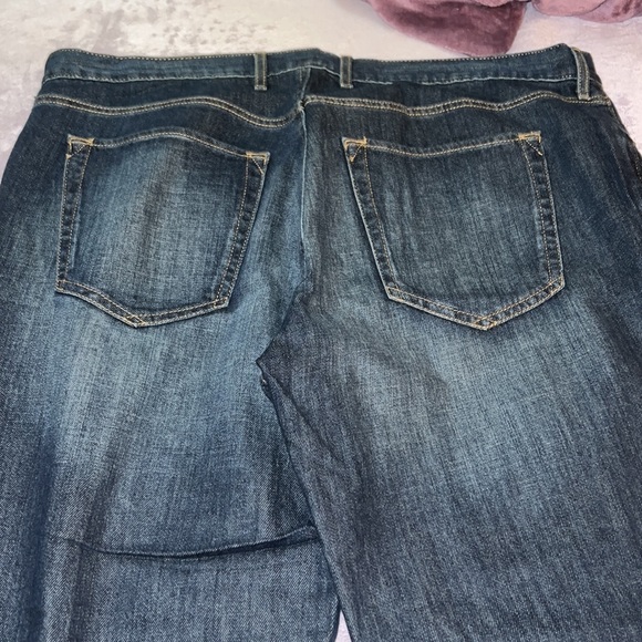 EUC Eddie Bauer Boyfriend Slim Jeans Dark Wash Size 16P - Picture 4 of 9